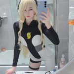 Celebi cosplay – Team Galactic Cynthia